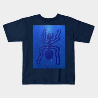 Nazca Spider Vertical Format Kids T-Shirt